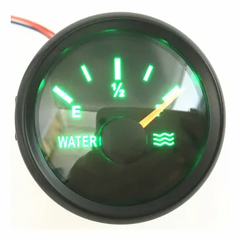 0-190ohm Черни Сензори за нивото на водата 52 мм Зелена светлина Бели Измерители за нивото на водата 240-33ohm 9-32vdc за Кола Лодки Мотоциклет, Камион