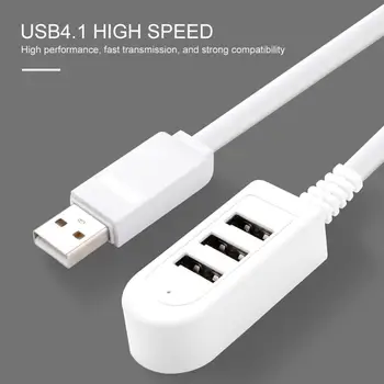 1 бр. Високоскоростен Компютърен USB hub 2.0 да, 4 порта USB Сплитер, адаптер Hab за вашия КОМПЮТЪР/лаптоп/приемника на мишката/USB вентилатор