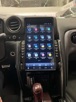 13,6-Инчов екран, Android 12 Tesla за Nissan GT-R GTR 2009-2016 Автомобилна GPS навигация Авто Стерео Главното устройство Мултимедиен плеър Радио