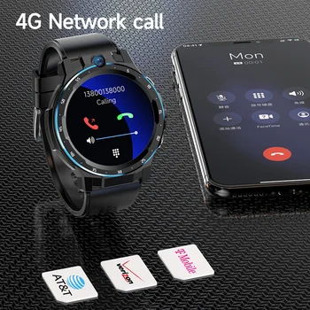 2023 най-Новите Смарт часовници за Мъже С Пълно Голям Екран 4G LTE Smartwatch С Телефонен разговор 6 + GB 128 GB Android MTK6762 GPS Спортни Музикални Часовници