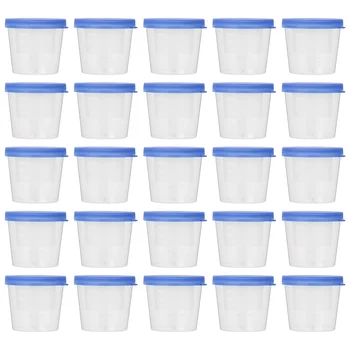 50 бр чашки за урина контейнер за проби от Пластмасови за еднократна употреба, контейнери за проби