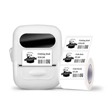 58-мм Мобилни Безжични Мини Преносим Джоб за етикети Термотрансферен със стикери