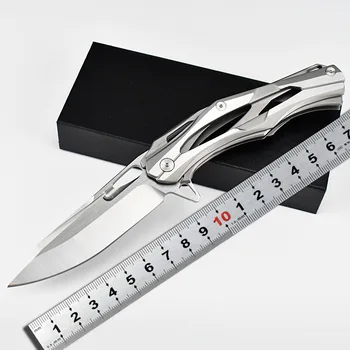 8CR13MOV висококачествен сгъваем нож на улицата, джобен нож за самозащита, ръчен нож за оцеляване висока твърдост