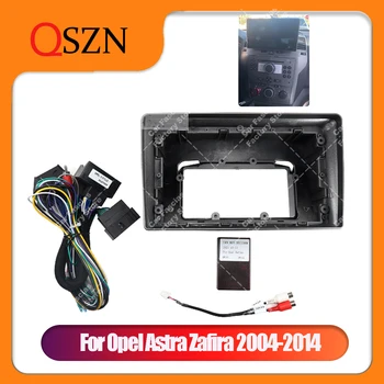 9-инчов автомобили радиоприемная панел рамка за Opel Astra, Zafira 2004-2014 2DIN стерео панел колан жици на захранващия кабел Canbus декодер