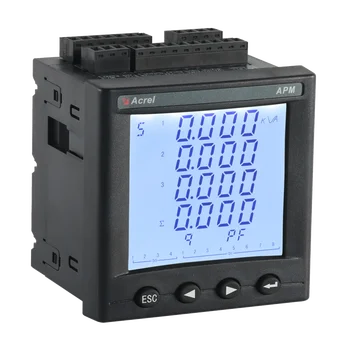ACREL APM800 Трифазни Интелигентен Анализатор, качество на електрическата енергия с висок Клас на точност 0,5 С RS485 Modbus