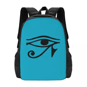 Ankh Horus Eye Прост Стилен студентски училище Водоустойчива раница с Голям Капацитет на Случайни раница за Пътуване Раница за лаптоп