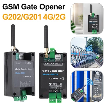 GSM 4G/2G Дистанционно Управление G202 С Един Релейным Ключа За Отваряне на Плъзгащи Гаражни врати 850/900/1800/1900 Mhz Контролер на Вратата