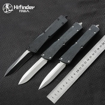 Hifinder made M390 острие дръжка 7075 алуминий Оцеляване EDC Къмпинг, лов открит кухненски инструмент ключ универсален нож