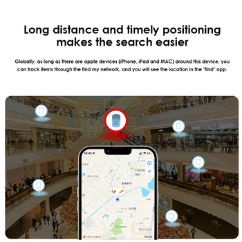 RYRA Тракер За Apple Find My Mini Smart Тракер GPS Обратно Проследяване на Изгубени Домашни любимци Дете Система IOS Смарт Въздушна Етикет Смарт-Ключодържател