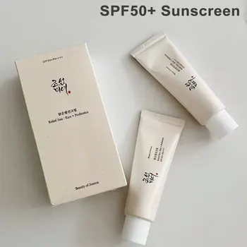 SPF50 + Матиран Слънцезащитен Гел, Изолиращ Лосион За защита на кожата Хидратиращо мляко с Ориз Пробиотический Крем за грим, Слънцезащитен крем за нанасяне на