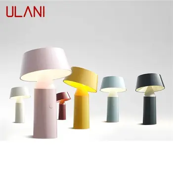 ULANI Модерна настолна лампа Креативната led безжична Декор за Дома Акумулаторна Настолна лампа
