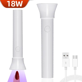UV led лампа за нокти, Преносима салонная бързосъхнеща USB-сушилня за нокти, машина за консервиране на всички гелове за нокти, акумулаторни инструменти за домашна фототерапия