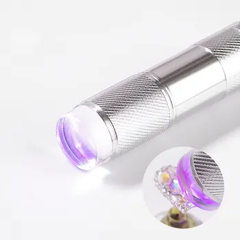 UV-мини фенерче, за дизайн на ноктите с печат Преносим Силиконов ръчен led лампа, Сешоар за лак За нокти Бързосъхнеща UV-лампа за маникюр