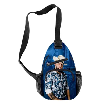 WAWNI Carin Leon, чанта на едно рамо, студентски чанта с цип за момчета и момичета, модерна чанта с цип в стил Харадзюку, мъжки/дамски чанта с цип, унисекс, ежедневни