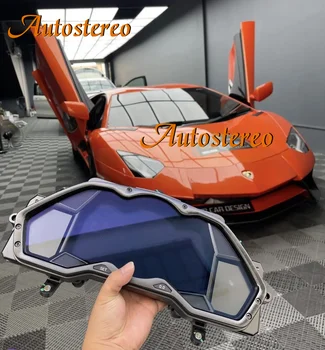 Автоматичен цифров клъстер мултимедиен плеър виртуални кабини за таблото на Lamborghini Aventador LP700, екран зададено измерване на скоростта на уреда