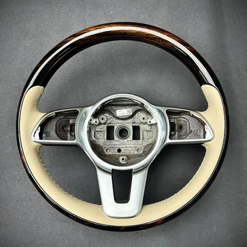 Автомобилни аксесоари Bondvo са подходящи за изготвения по поръчка на високо качество на волана от бестселъра на Mercedes Benz gle от прасковено дърво