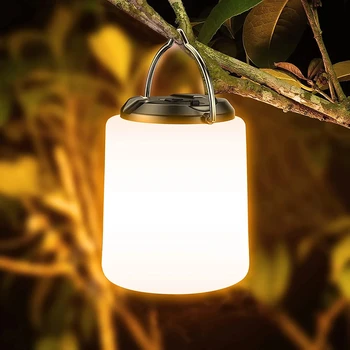 Акумулаторна лампа за къмпинг, фенерче за къмпинг -3000 На топло бяла светлина, авариен водоустойчива лампа за къмпинг/туризъм