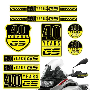 Водоустойчив Мотоциклетни етикети GS 40 Year Motorcycle Hand Guard Стикер GS еврото е също лунен Противоударная Стикер За F650/700/800/ 850GS G310GS R120