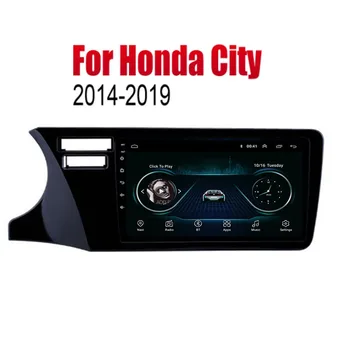 Восьмиядерный Android 12,0 Кола DVD Плейър GPS Навигация Deckless Кола Стерео за Honda city 2014-17 Радио с двоен отвор wifi главното устройство
