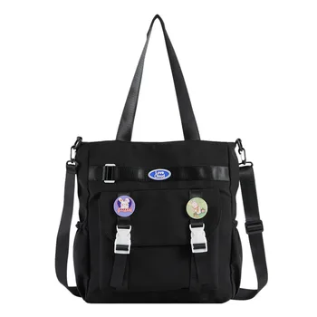 Дамски чанта през рамо, по-голямата голям лоскутная чанта, мека платно, Регулируема презрамка, ежедневна чанта за момичета