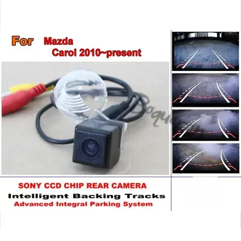 За Mazda Carol MK6 2010 ~ момента, помещение с чип Smart Tracks/HD CCD, интелигентна динамично парковочная камера за задно виждане