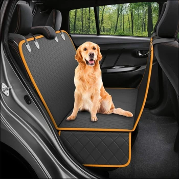Защитен калъф за столче за кола за домашни любимци, Водоустойчив, защитен от прах и надраскване Хамак за кучета, Защитни капаци за задните седалки, автомобилни аксесоари