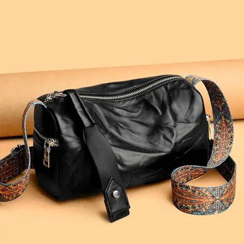 Корейски Моден тренд, чанти с пискюли, Дамски Ежедневни Реколта женствена чанта през рамо за момичета
