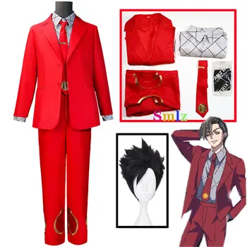Крис Редгрейв Cosplay Аниме Костюм най-ВИСОКАТА КАРТА на Необичайно облекло за Партита Официално червен костюм за Хелоуин, Карнавальная Униформи