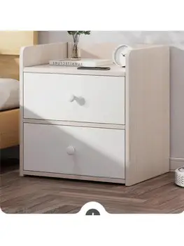 Малка странична масичка модерен минималистичен с ключалка проста малко нощно шкафче ультраузкий мини-шкаф за съхранение на спалня