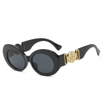 Марката Дизайн с Овална форма Слънчеви очила За Мъже, Жени, Класически Елегантни Улични Плажни Слънчеви Очила Модерен Реколта Мъжки Дамски слънчеви Очила 2023