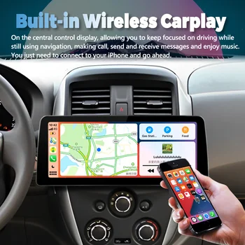 Мултимедийно Главното устройство Carplay 12,3 инча 1920*720 Екран Авто Видео плейър Радио 2Din Стерео За Nissan Sunny 2015 Android GPS 13