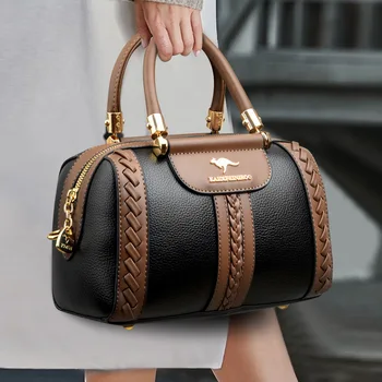 Нови Дамски чанти през рамо, модерни, Висококачествени чанти-незабавни посланици от мека кожа, Луксозни дизайнерски чанти, дамски чанти
