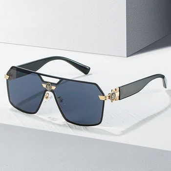 Нови слънчеви очила с цяла глава 10297 универсални vintage слънчеви очила дамски слънчеви очила за улична стрелба UV400 очила
