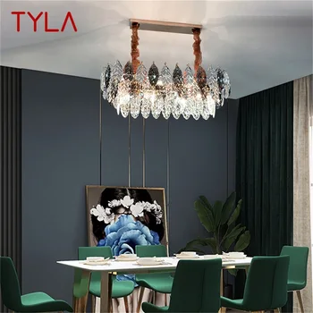 Окачен лампа TYLA в стила на Постмодерното, Луксозни кристални лампи, led светлина, Цветна За домашна Трапезария