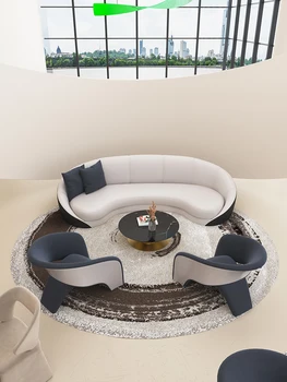 Преговорите диван-стол от фибростъкло модерен салон за красота фоайето на хотела е рецепцията на хотела за почивка