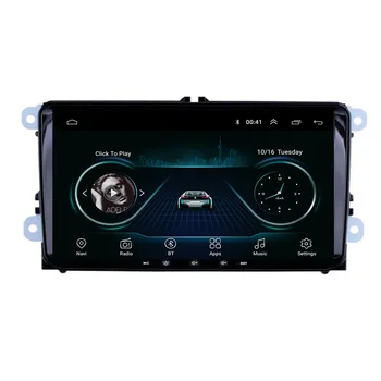 Радиото в автомобила Android 2Din Авторадио Мултимедиен Плейър GPS Навигация Carplay за VW Passat 6 7 CC Polo GOLF 5 6 Touran T5