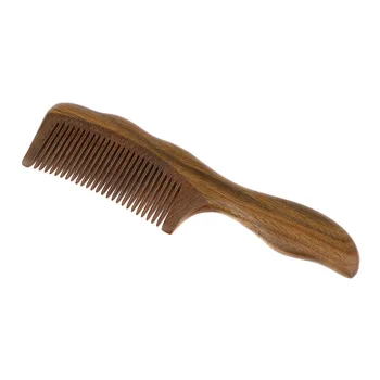 Резбовани четка за коса за тънка коса ръчна изработка – дървена четка за коса за разнищване
