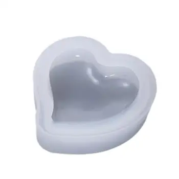 Силиконова форма за торта сърце САМ crystal епоксидни лепила форма във формата на сърце бижута за торта силиконова форма BW