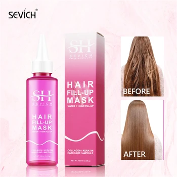 Течност за грижа за косата Smooth Hair Rose За Облекчаване на косата, Придающая Косата естествената гладкост, Маска за изправяне на коса, 100 мл