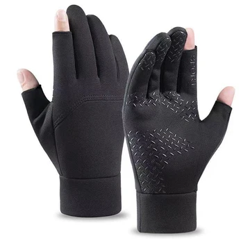 Топли спортни ръкавици на открито, изолирани ветроупорен непромокаеми ръкавици за спорт