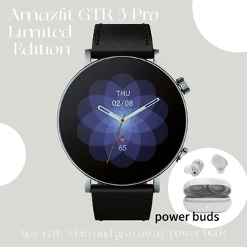 Умен часовник Amazfit GTR 3 Pro Ограничена серия, създадена за вдъхновяващо 24-часов прости за управление на здравето, Умни часовници за Andriod 98New