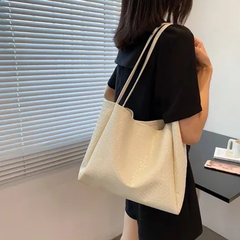 Чанта през рамо за жените, ежедневно женствена чанта от МЕК Отворен джоб, стръмни обикновен моден аксесоар с голям капацитет