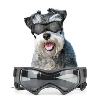 Черни, розови и червени слънчеви очила за кучета малки и средни предприятия, които предпазват от ултравиолетови лъчи, вятър и сняг, очила за кучета, очила за домашни любимци